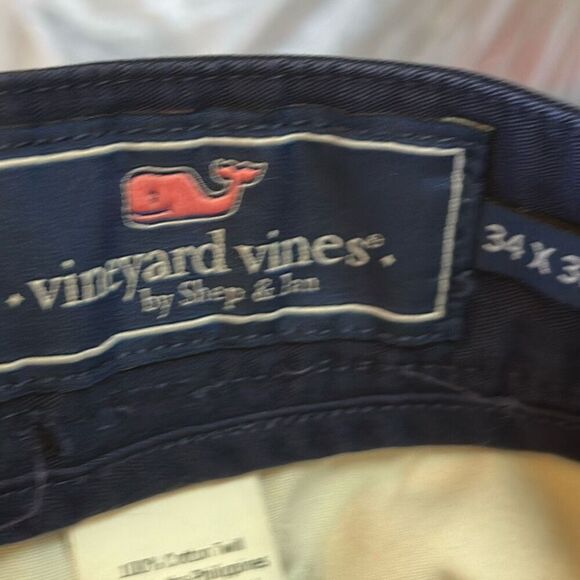 Vineyard Vines Slim Fit Club Pants size W34 x L30 Style 1P0180 Navy Blue - Picture 12 of 16